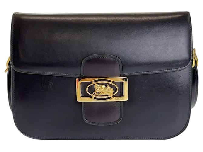 バッグ Celine Vintage Leather Shoulder Bag Celine Shoulder Bag: Refined Elegance