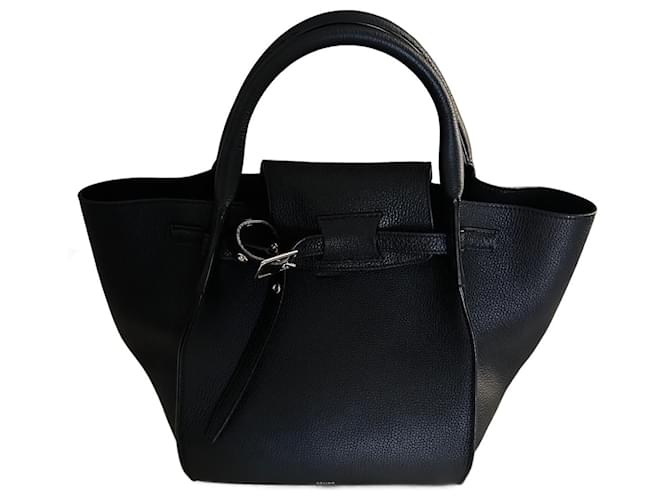 CÉLINE ビッグバッグ ブラック ショルダー Céline Big Bag Black Leather ref.1737663 - Joli Closet