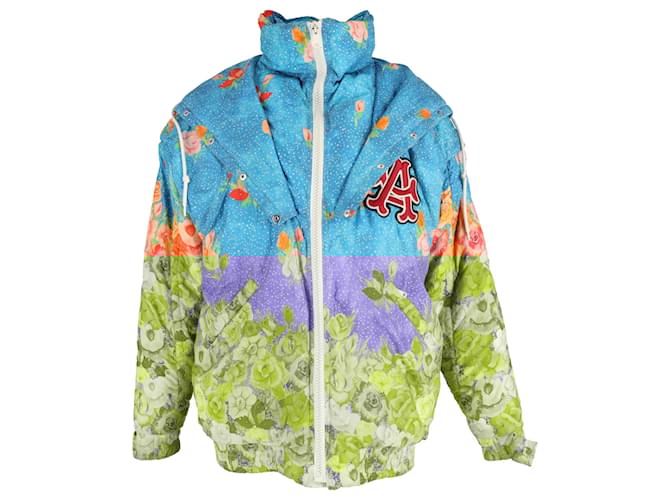 Gucci x La Dodger x Chikae Ide Floral Manga Anime Down Jacket in