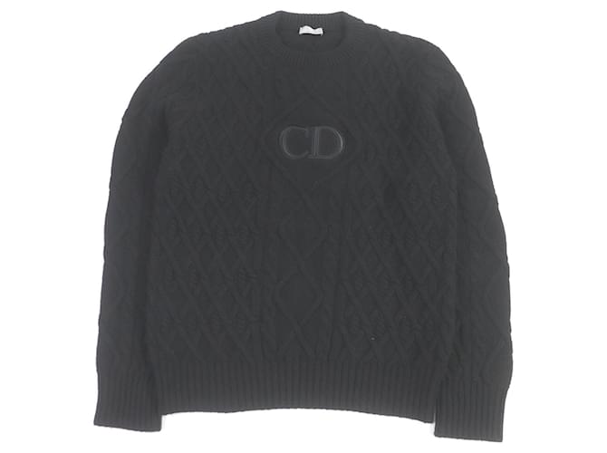 wool maglione dior nero