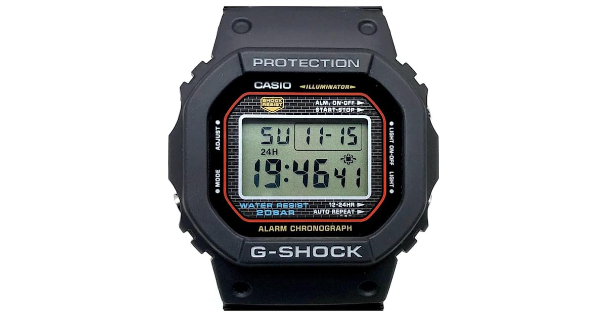 Autre Marque Casio G Shock DW 5000 1 Wristwatch Black ref.1747399 Joli Closet