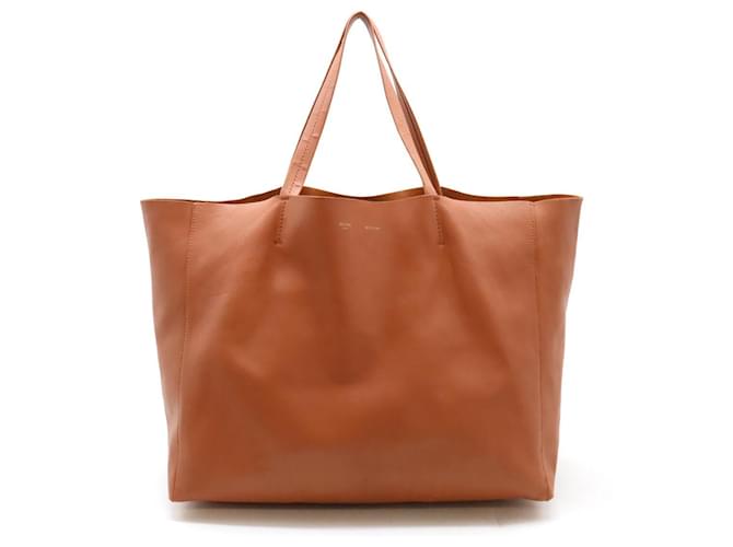 Céline Celine Leather Horizontal Cabas Tote Bag Pink