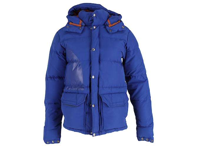 Comme des Garçons x The North Face Puffer Coat in Blue Cotton ref - Main Image
