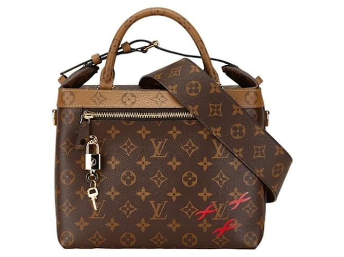 Louis Vuitton Monogram Reverse City Cruiser PM Handbag Brown