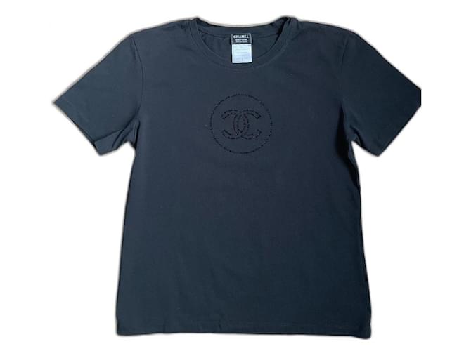 Chanel T-shirt Black Cotton ref.JC1757551 (Sold) - Joli Closet