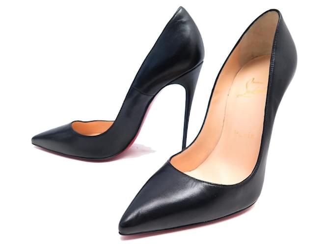 極美品✨ルブタン SO KATE 120 エナメル ブラック ポインテッド