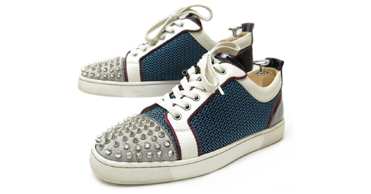 CHRISTIAN LOUBOUTIN SHOES LOUIS JUNIOR SPIKES ORLATO FLAT 41