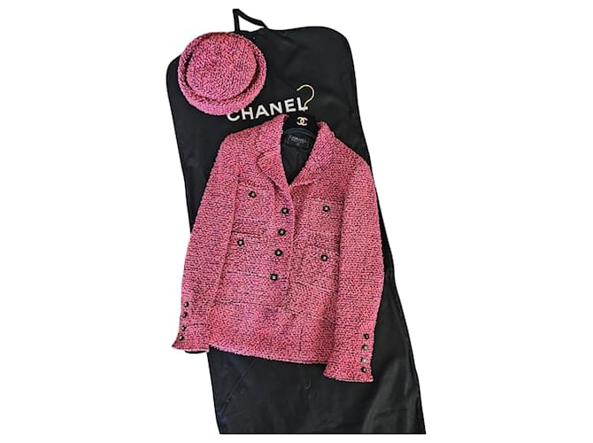 Chanel collection suit Multiple colors Tweed Joli Closet