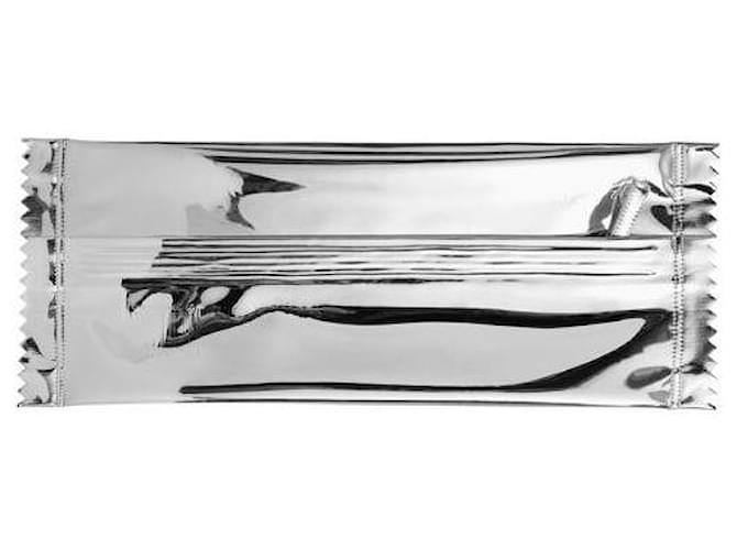 Rare Maison Martin Margiela x H&M Candy Clutch Metallic Silver