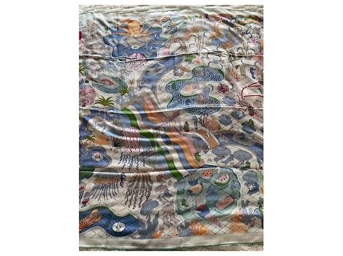 hermes splash park shawl 140