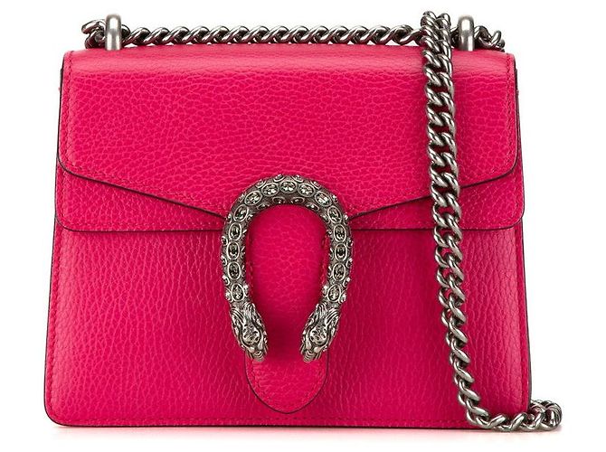 Gucci Rhinestone Su Gucci Dionysus Rhinestone Shoulder Bag Pink Leather ref.1786941 - Joli ...
