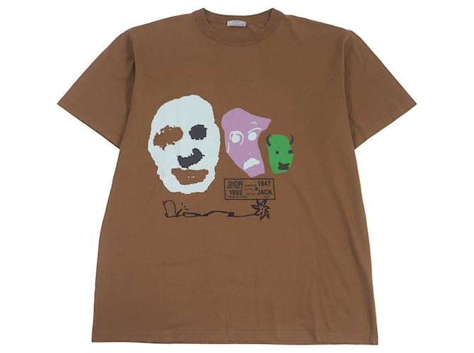 Dior Cactus Jack Travis Scott T-shirt Brown XL ref.1815687