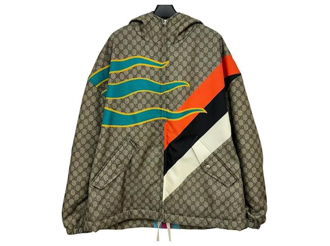 Gucci Centum Print GG Supreme Nylon Jacket ref.1832674 Gucci Centum Print GG Supreme Nylon Jacket ref.1832674