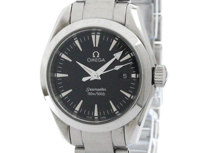 Omega Seamaster Aqua Terra Steel Quartz Ladies Watch ref.1832740 - Joli ...