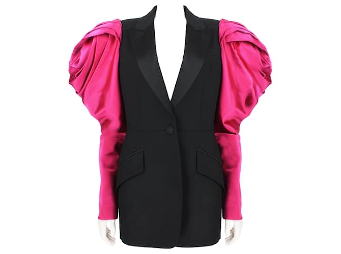 ジャケット Alexander Mcqueen Pink Wool Blend Blazer Alexander Mcqueen Crepe Blazer Pink Alexander McQueen