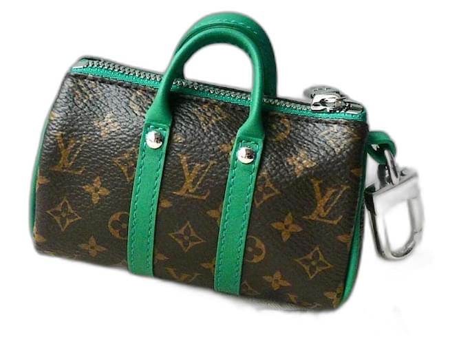 Louis Vuitton - Mini Keepall Monogram Pouch Keychain M01518 Green