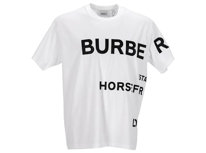 Camiseta con estampado de Burberry Blanco Algodón