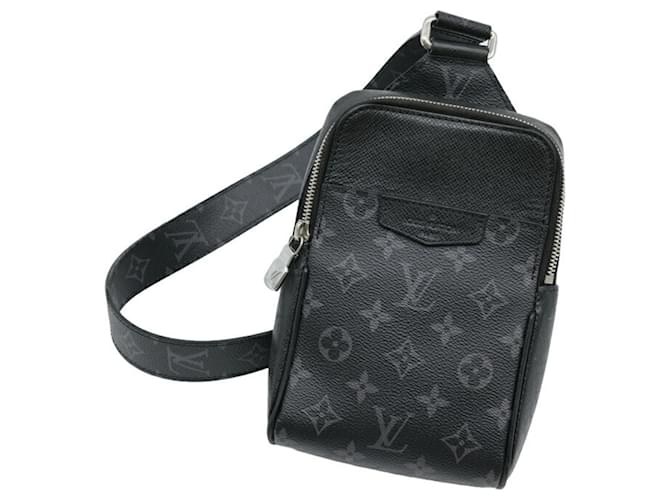 ショルダーバッグ・ポシェット Louis Vuitton Outdoor Slingbag Taigarama Noir Black M30741 Louis Vuitton Outdoor Slingbag Taigarama crossbody bag men