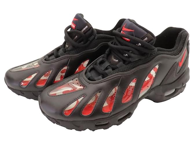 Autre Marque Zapatillas Nike Supreme Air Max 96 Negras Negro ref