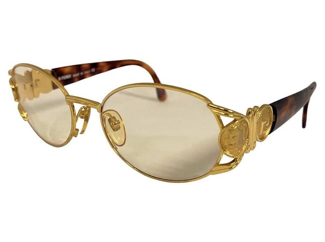 Fendi Sunglasses Golden Plastic ref.1858812 - Joli Closet