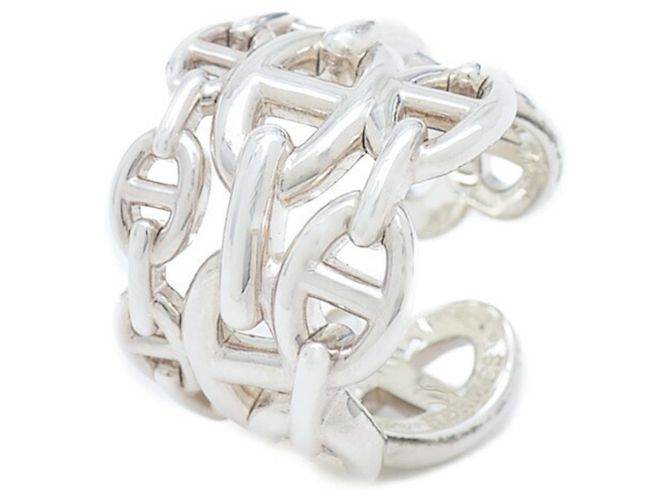 Bague Chaîne Ancre En Argent 925 - Taille 54 - Poids 5.8g - Neuf Sans Emballage