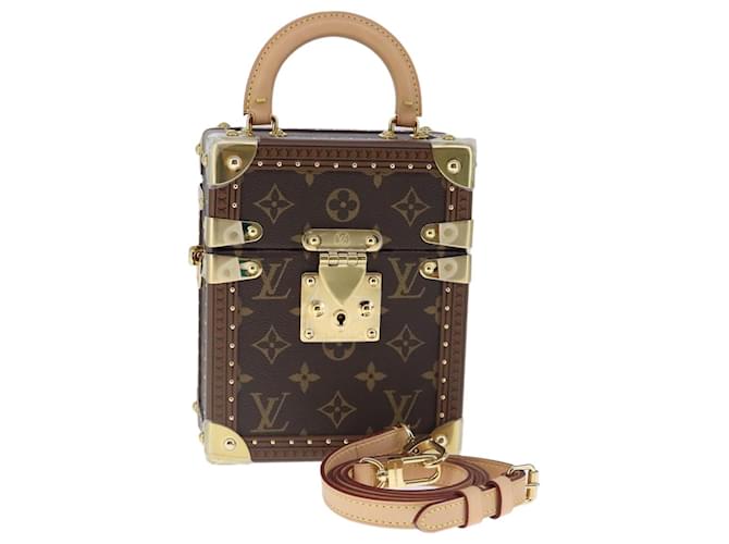 LOUIS VUITTON Monogram Camera box Shoulder Bag M10079 LV Auth
