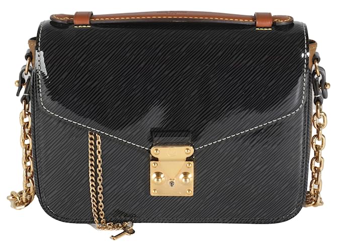 Louis Vuitton Black Shiny Epi Reverse Monogram Canvas Mini