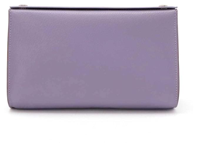 エルメス　Hermes　カロ　MM　クシュベル　ポーチ　ライラック　パープル Hermès Hermes Caro MM Pouch in Lilac Leather Purple ref.JC1881557