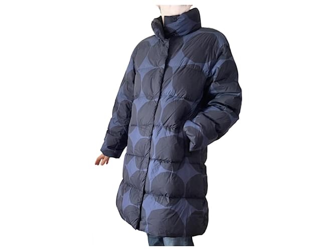 Uniqlo Marimekko Ultra Light Down Blue Dark blue Polyamide ref