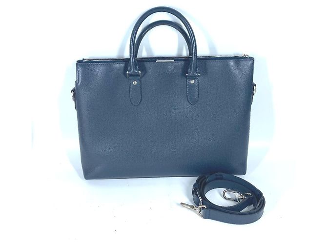 Louis Vuitton Taiga Anton Shoulder Bag Navy blue Leather ref 