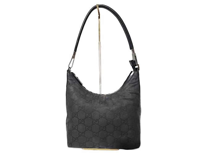 バッグ GUCCI One shoulderbag GG hobo black Gucci Black GG Fabric Chain Large Zebra Print Horsebit Hobo