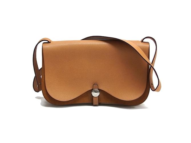 HERMES サックコロラド PM sac colorado Hermès Hermes Sac Colorado PM Vacheriese Shoulder Bag Beige Cloth