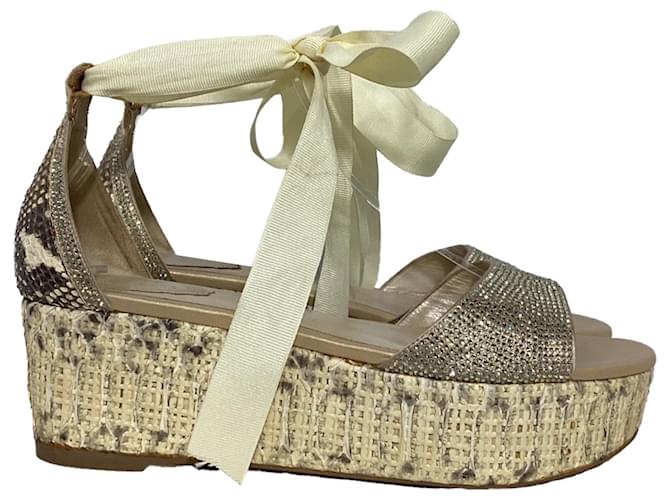 Rene Caovilla Wedge Sandals 36.5