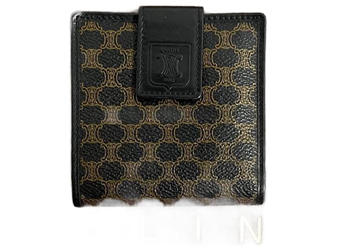 小物 CELINE Macadam white leather wallet Celine Women Accessories Rare Old Long Wallet Vintage