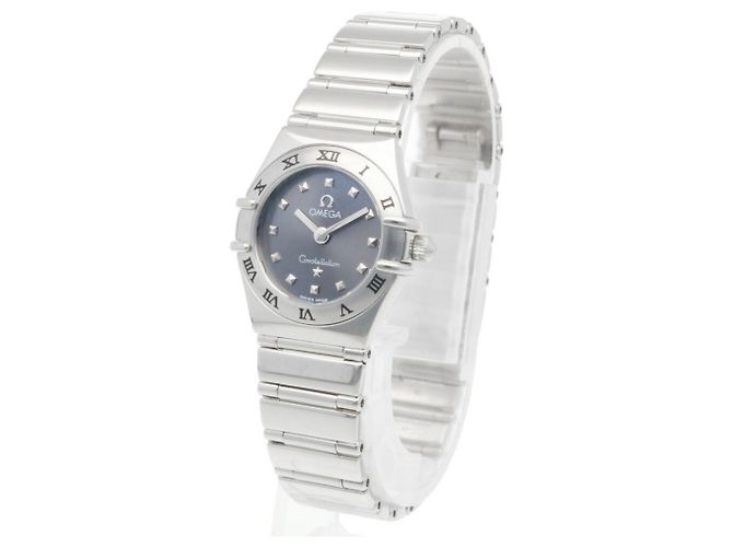 Omega Constellation Navy blue Steel ref.1970097 - Joli Closet