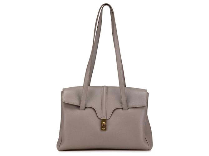BLONDIE MEDIUM SHOULDER BAG 32 IN BEIGE CALFSKIN GOLD HARDWARE