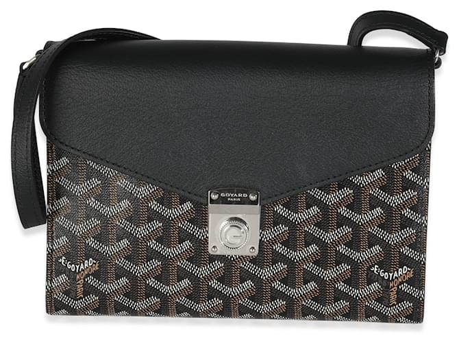 Pochette portefeuille Chypre en toile Goyardine noire Goyard ref