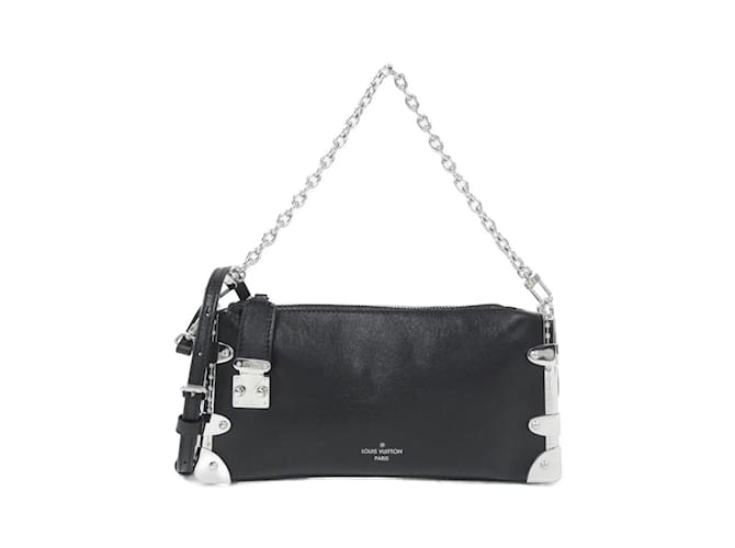 LOUIS VUITTON ルイヴィトン Slim Trunk Bag スリム トランクショルダーバッグ M25445 ブラック LOUIS VUITTON - LOUIS VUITTON ルイヴィトン Slim Trunk Bag スリム