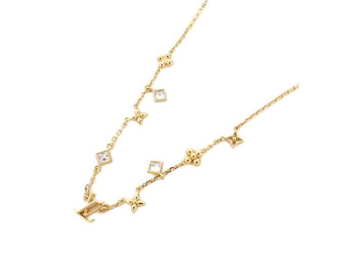 Louis Vuitton Necklace LV in the Sky M01322 Golden ref