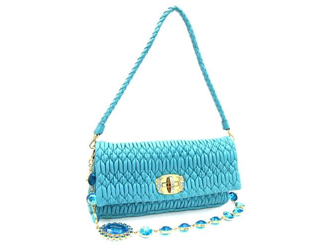 バッグ Special! 00s miu miu Turquoise Studs Bag Special! 00s miu miu Turquoise Studs Bag