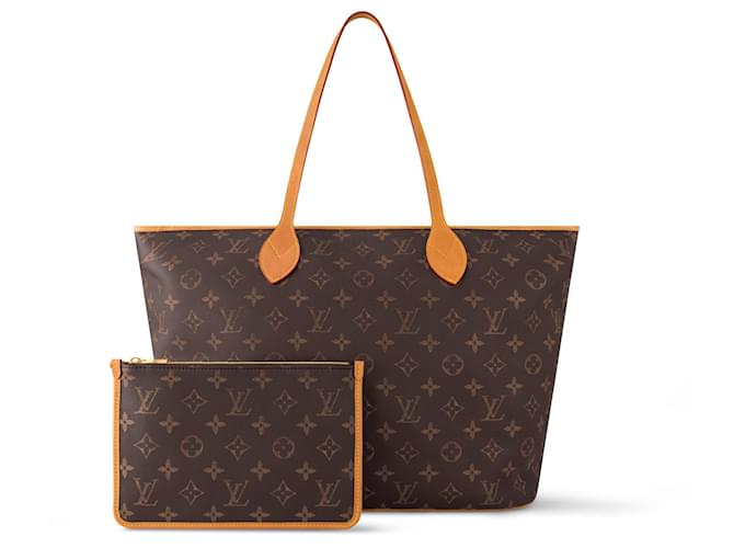 Louis Vuitton LV Nevereverfull new Brown Leather ref.1999021