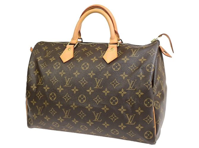 Louis Vuitton Speedy 35 Brown Cloth ref.2006487 - Joli Closet