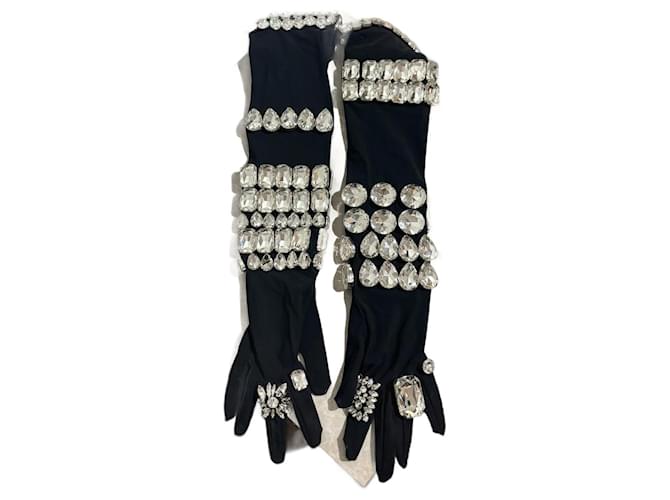 DOLCE & GABBANA Gloves T.International M Synthetic Black ref