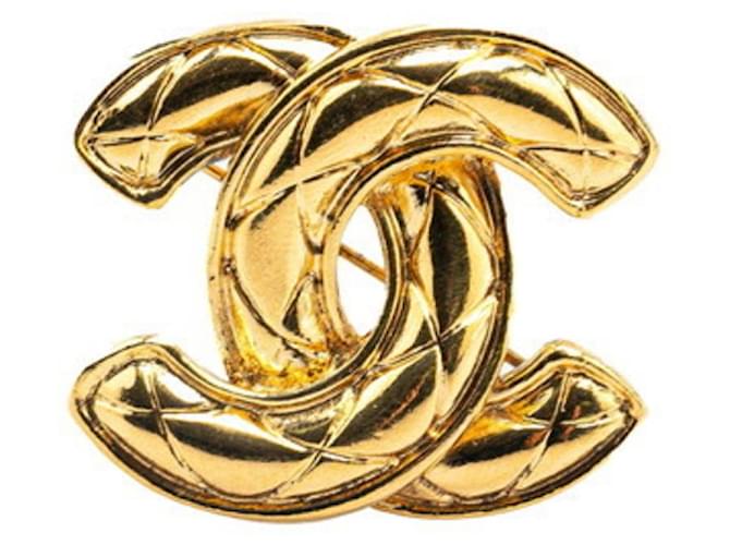 CHANEL Matelassé Coco Mark Brooch
