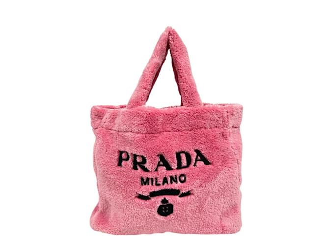 Prada Pink Terry Tote Bag ref.2017110 - Joli Closet