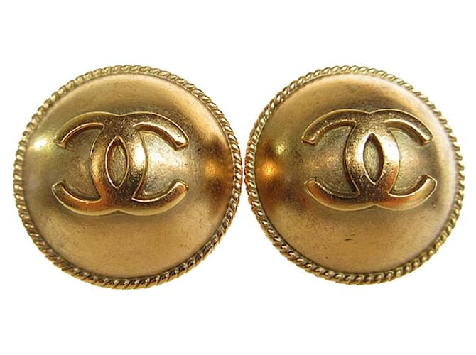 Boucles D'oreilles Clips Vintage Balaboosté - Métal Doré - Fabriquées En France