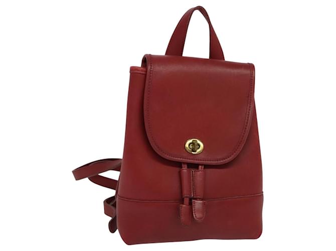 Coach Backpack Leather Red Auth am7554 (Sold) - Joli Closet Coach Backpack Leather Red Auth am7554 (Sold) - Joli Closet