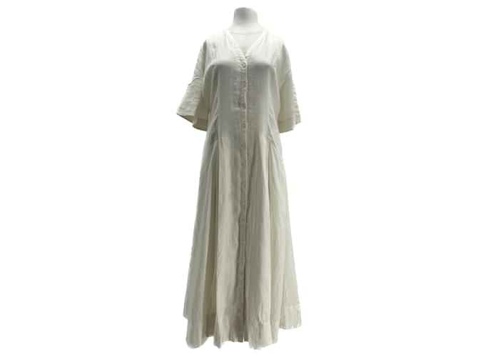 cotton a line midi dress for women South Cotton A-line Midi Dress-Office Wear Dress – maabetii