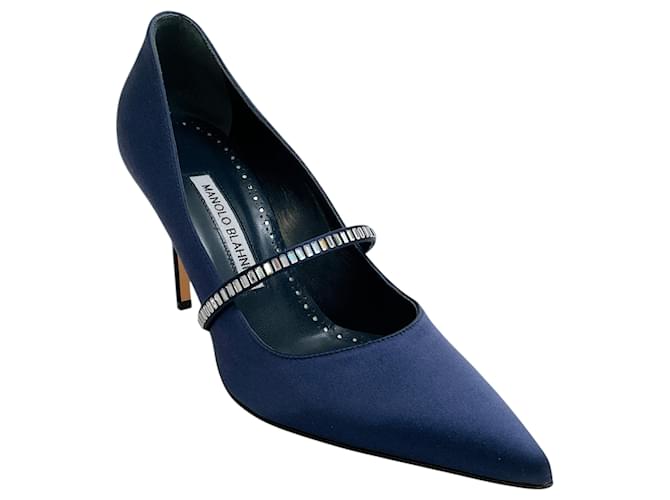 Zapatillas Manolo Manolo Blahnik Zapatos Azules Manolo Blahnik