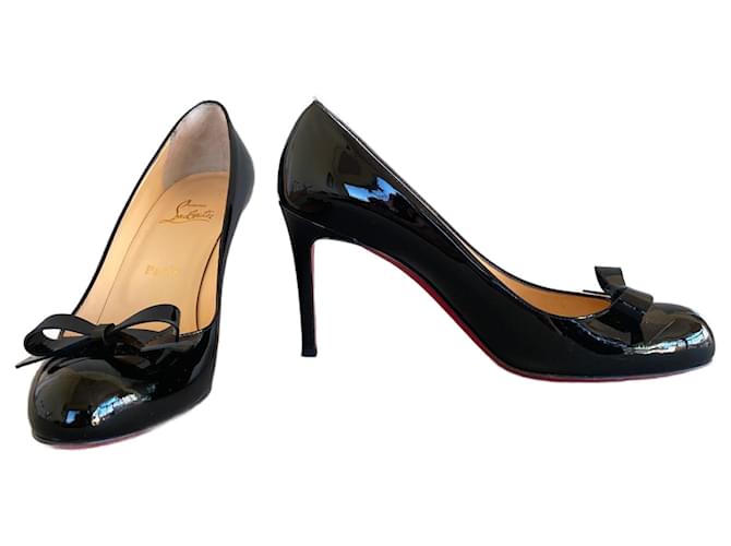 ChristianLouboutin SIMPLE PUMP85ブラック 41 Christian Louboutin | Simple pump 85 black leather | Savannahs